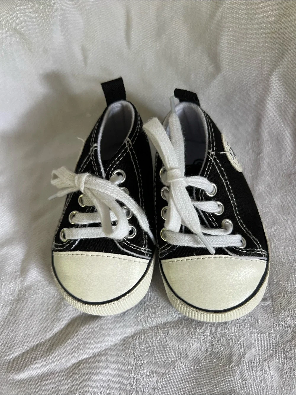 Converse Black and White Toddler Classic Canvas Sneakers